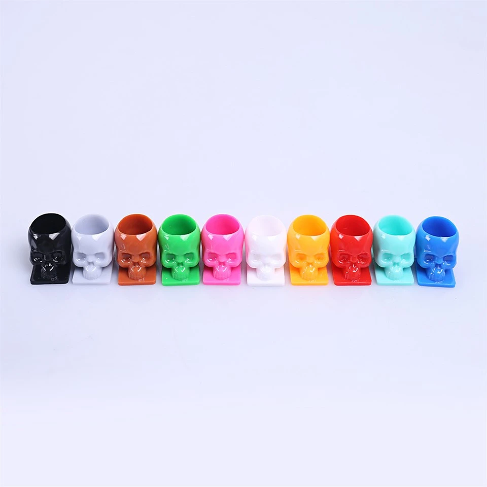 ٹیٹو سکل انک کپ کے لیے 11mm*13mm 200pcs/بیگ ڈسپوزایبل پلاسٹک ٹیٹو انک کپ