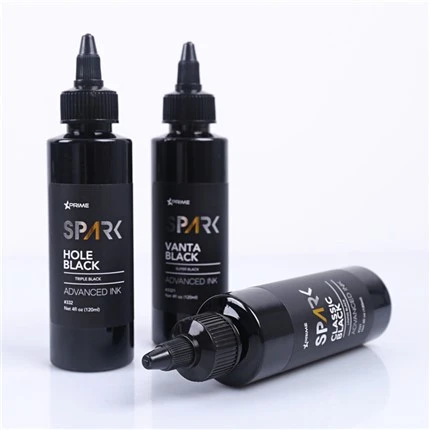 کلاسیکی بلیک 4OZ لائننگ بلیک انک سیریز اسپارک ٹیٹو انک ٹیٹو انک بلیک لائٹ