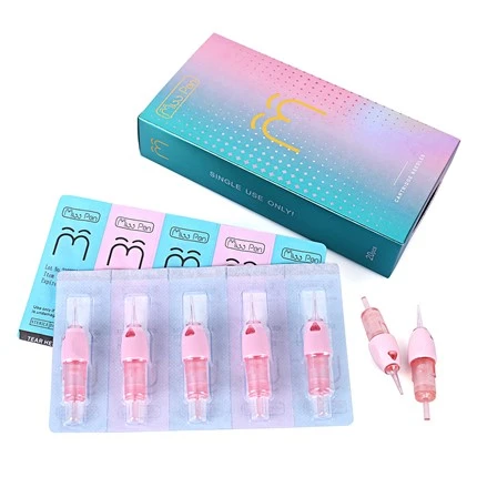 تازہ ترین 20pcs/box SPARK Misspen PMU کارتوس ڈسپوزایبل جراثیم سے پاک ٹیٹو نیڈل آئی برو کارٹریج
